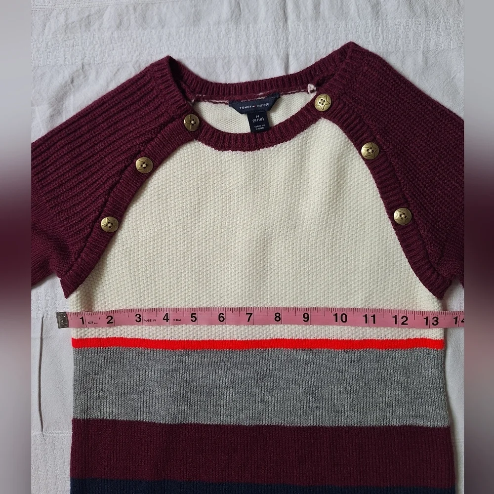 TOMMY HILFIGER  Multicolor Striped Kids Dress